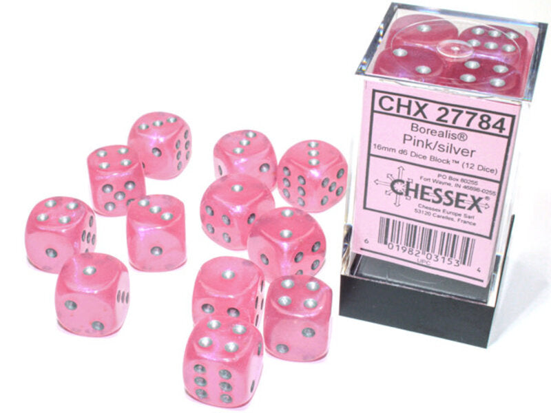 Chessex Borealis D6 12pack Dice
