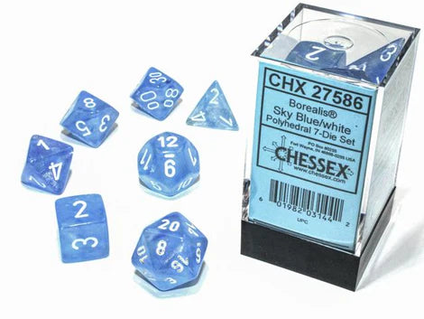 Chessex Borealis Polyhedral 7 Die Set
