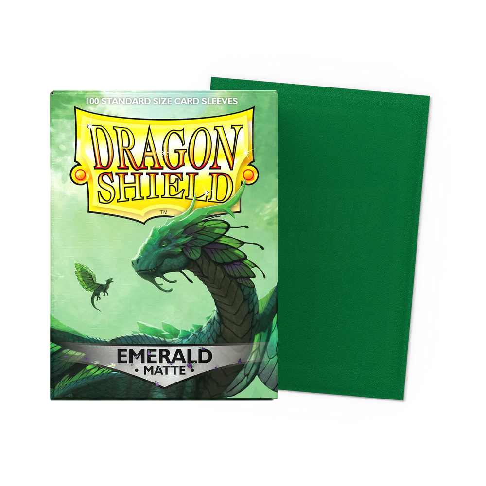 Dragon Shield Standard Sleeve 100ct - Matte Emerald