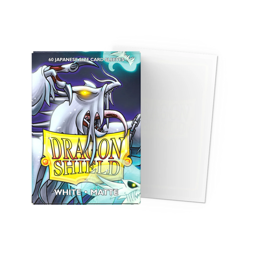 Dragon Shield Japanese Sleeve 60ct - Matte White