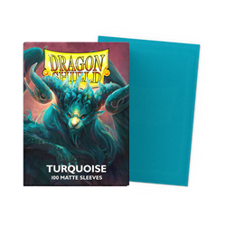 Dragon Shield Standard Sleeve 100ct - Matte Turquoise