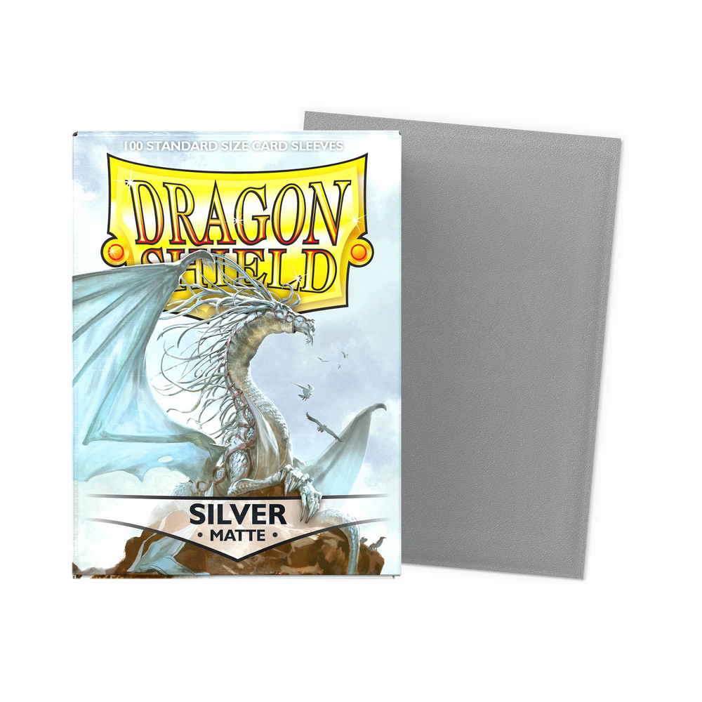 Dragon Shield Standard Sleeve 100ct - Matte Silver