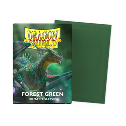 Dragon Shield Standard Sleeve 100ct - Matte Forest Green