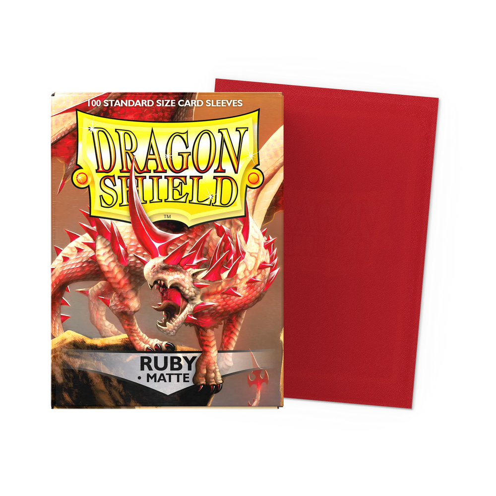 Dragon Shield Standard Sleeve 100ct - Matte Ruby