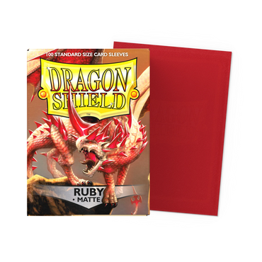 Dragon Shield Standard Sleeve 100ct - Matte Ruby