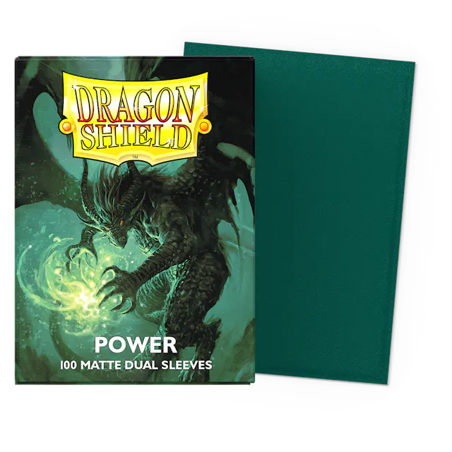 Dragon Shield Matte Dual Sleeve 100ct - Power