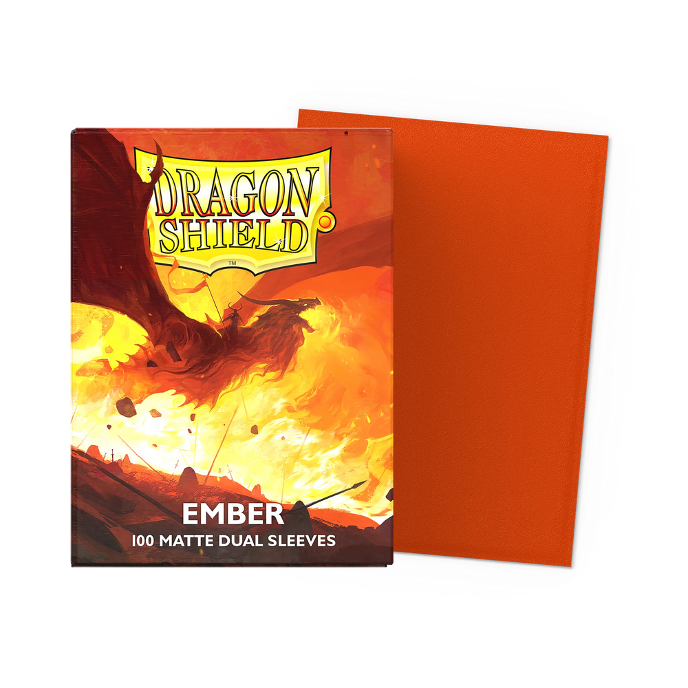 Dragon Shield Matte Dual Sleeve 100ct - Ember