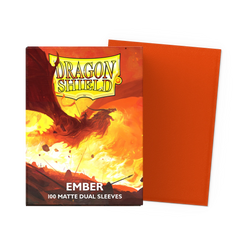 Dragon Shield Matte Dual Sleeve 100ct - Ember