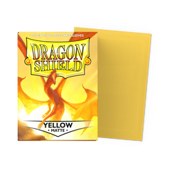Dragon Shield Standard Sleeve 100ct - Matte Yellow