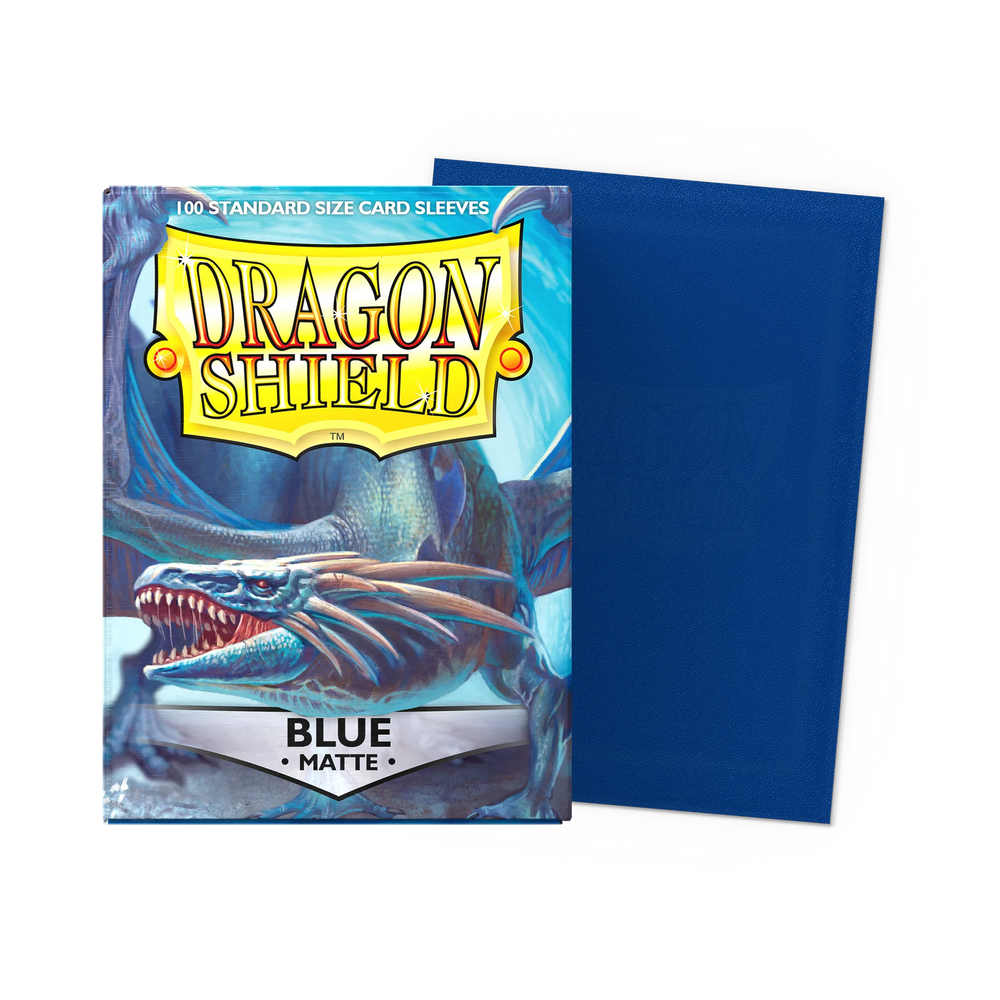 Dragon Shield Standard Sleeve 100ct -  Matte Blue
