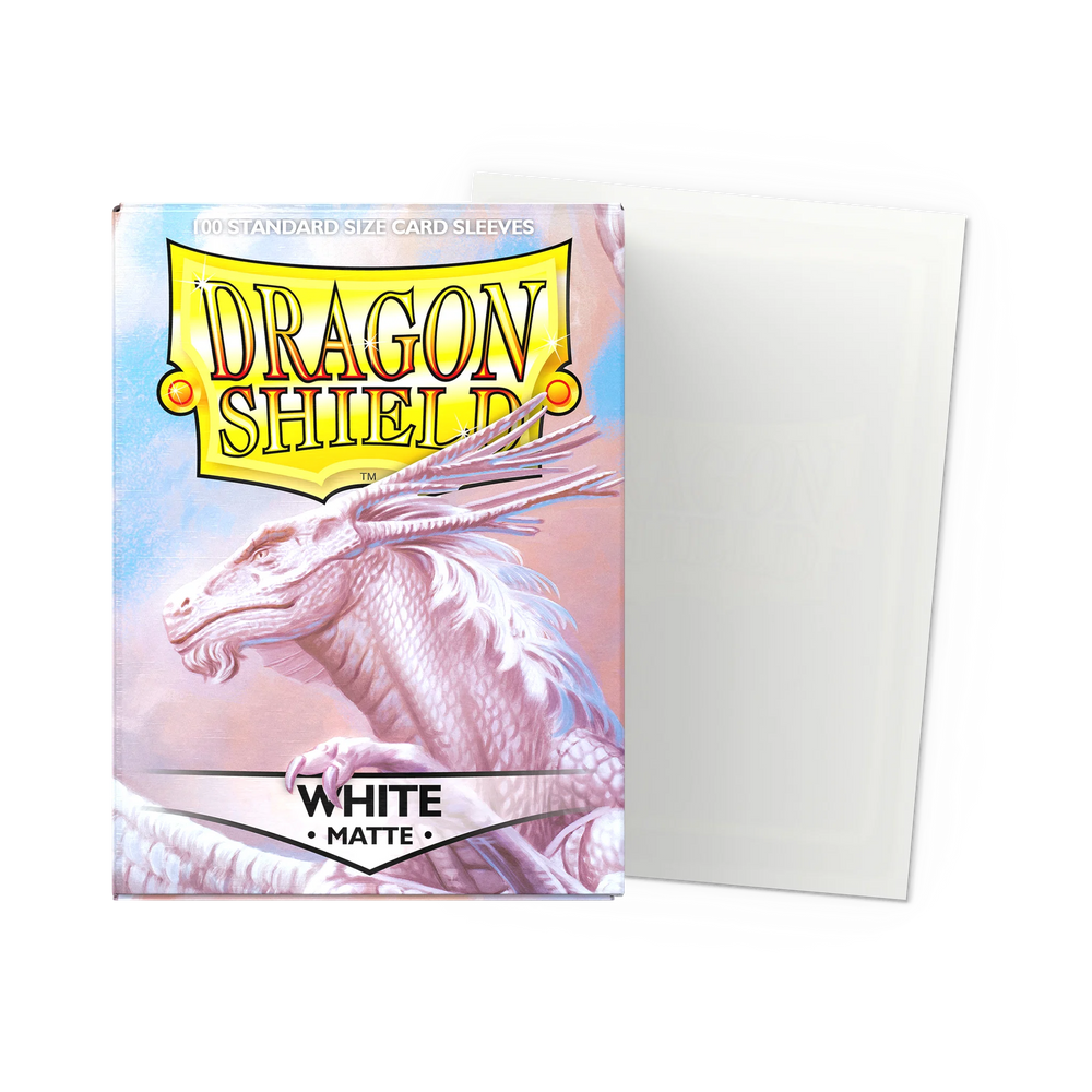 Dragon Shield Standard Sleeve 100ct - Matte White