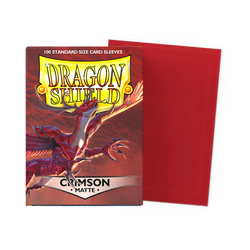 Dragon Shield Standard Sleeve 100ct - Matte Crimson