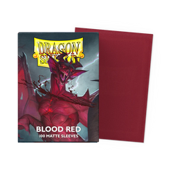 Dragon Shield Standard Sleeve 100ct - Matte Blood Red