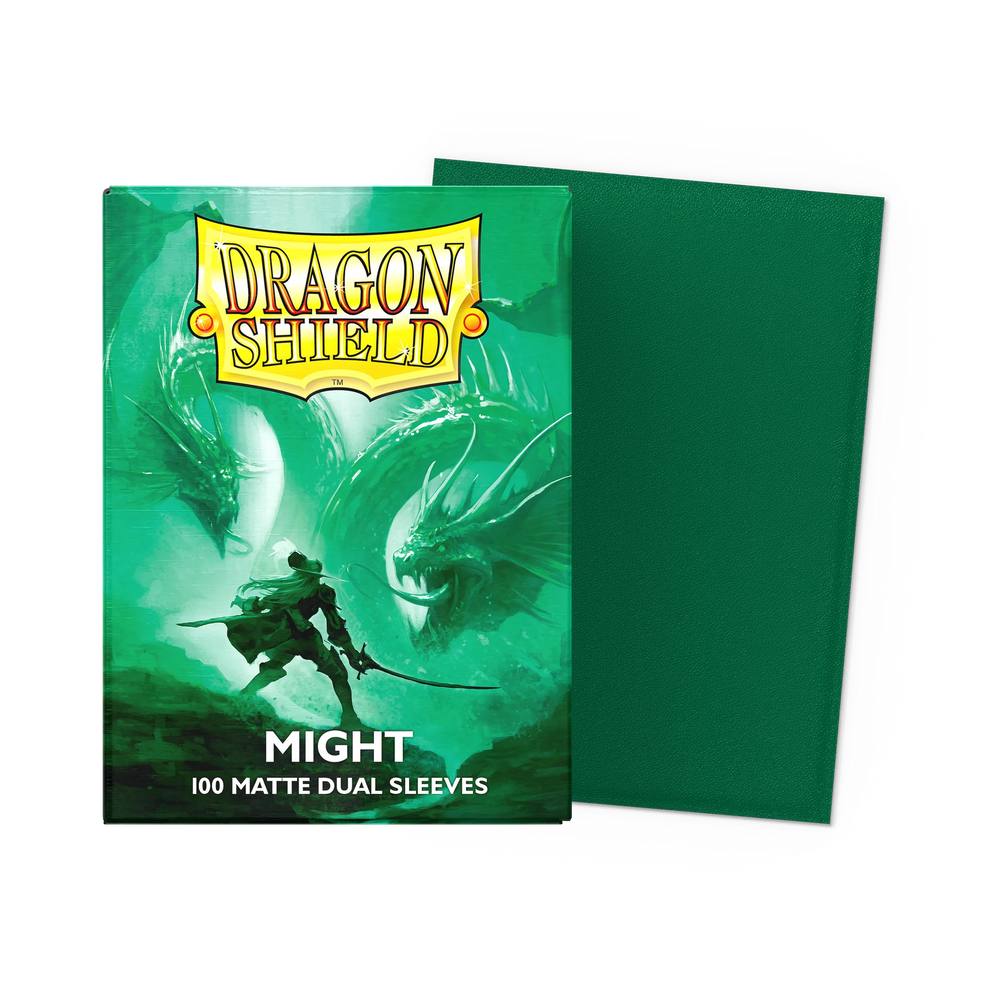 Dragon Shield Matte Dual Sleeve 100ct - Might