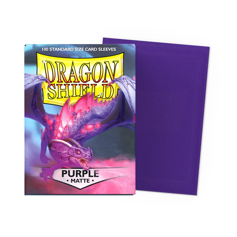 Dragon Shield Standard Sleeve 100ct - Matte Purple