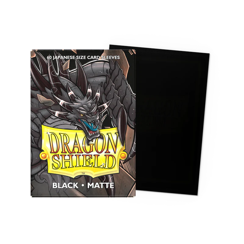 Dragon Shield Japanese Size 60ct - Matte Black