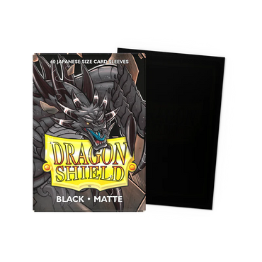 Dragon Shield Japanese Size 60ct - Matte Black