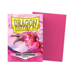 Dragon Shield Standard Sleeve 100ct - Matte Pink Diamond