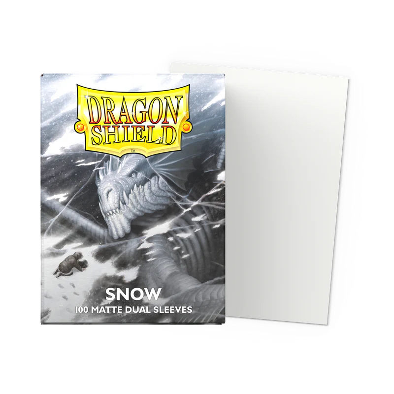 Dragon Shield Matte Dual Sleeve 100ct - Snow