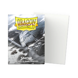 Dragon Shield Matte Dual Sleeve 100ct - Snow