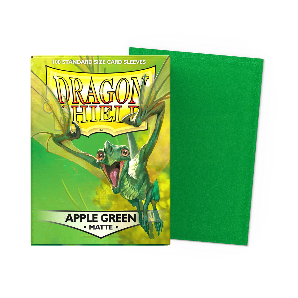 Dragon Shield Standard Sleeve 100ct -Matte Apple Green