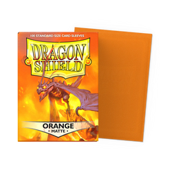 Dragon Shield Standard Sleeve 100ct - Matte Orange