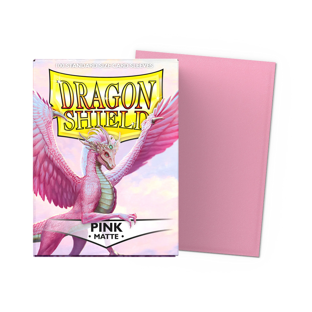 Dragon Shield Standard Sleeve 100ct - Matte Pink