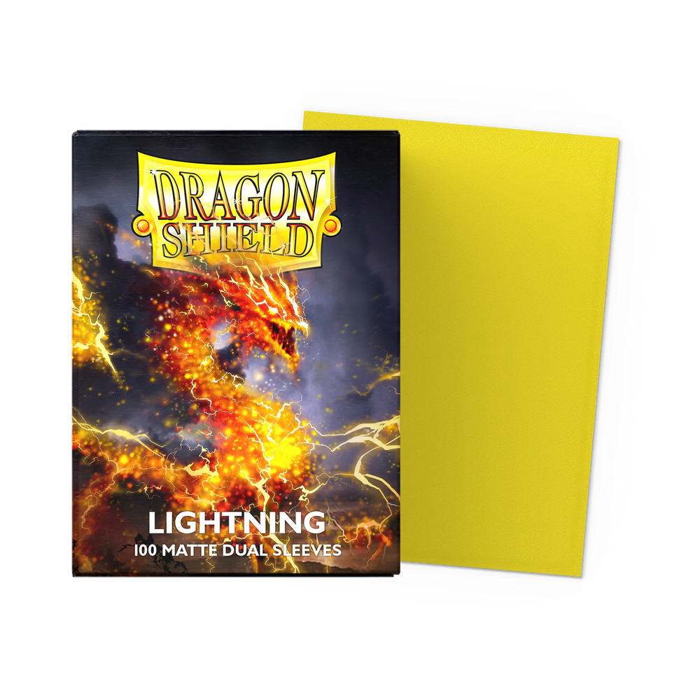 Dragon Shield Matte Dual Sleeve 100ct - Lightning
