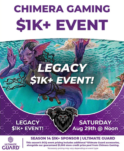 Season 14 Legacy | $1K+ LotN Qualifier Ticket - Sat, Aug 29 2026