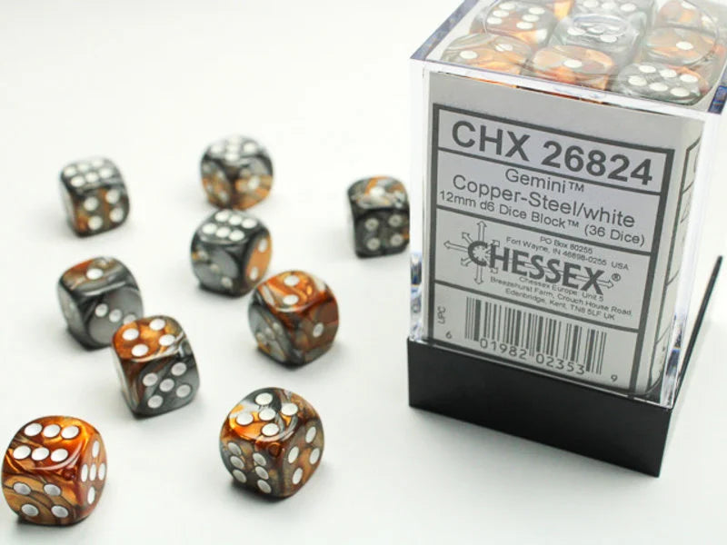 Chessex Gemini D6 36pack Dice