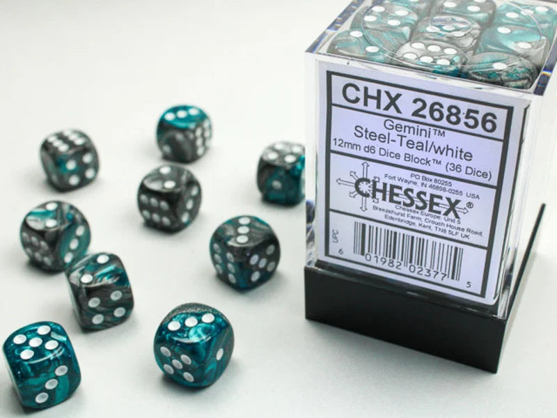 Chessex Gemini D6 36pack Dice