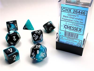 Chessex Gemini Polyhedral 7 Die Set