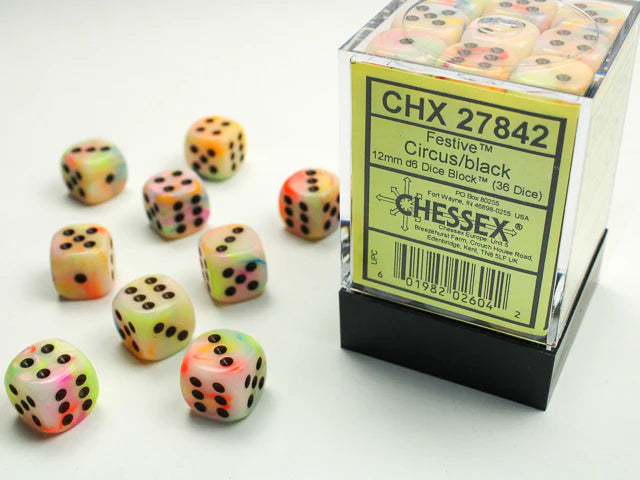 Chessex Festive D6 36pack Dice
