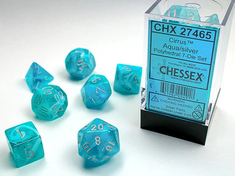 Chessex Cirrus Polyhedral 7 Die Set