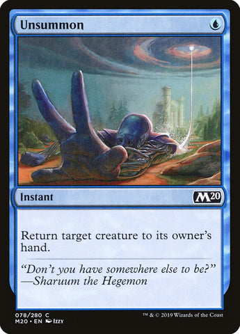 Unsummon [Core Set 2020]