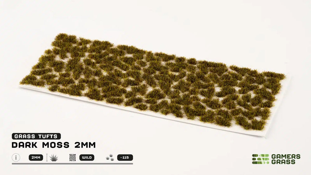 Gamers Grass - Dark Moss (2mm)