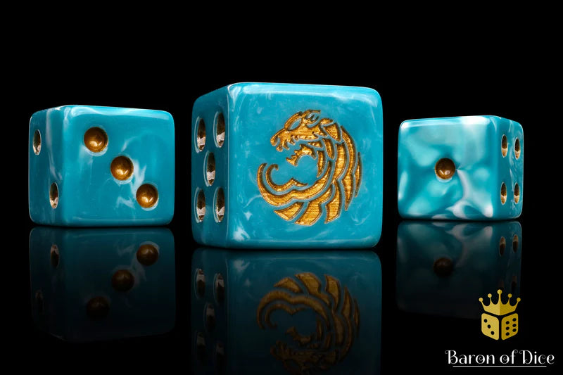 Baron of Dice - Tribal Wolf Dice