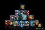 Baron of Dice - Cult of Knowledge Dice - Teal & Purple