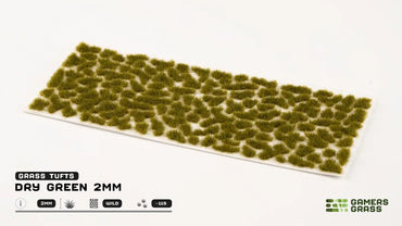 Gamer Grass Dry Green (2mm)