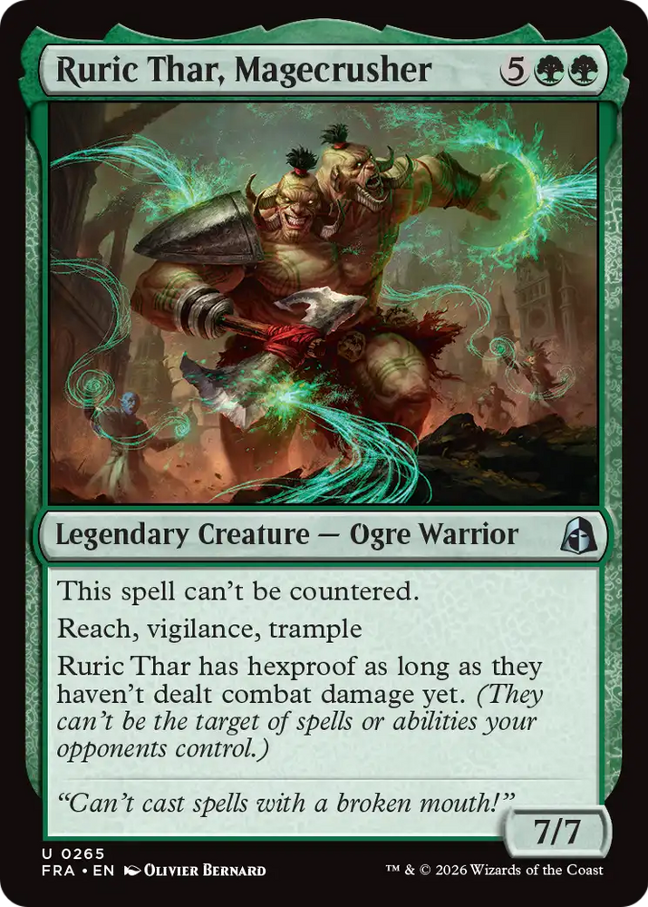 Ruric Thar, Magecrusher [Reality Fracture]