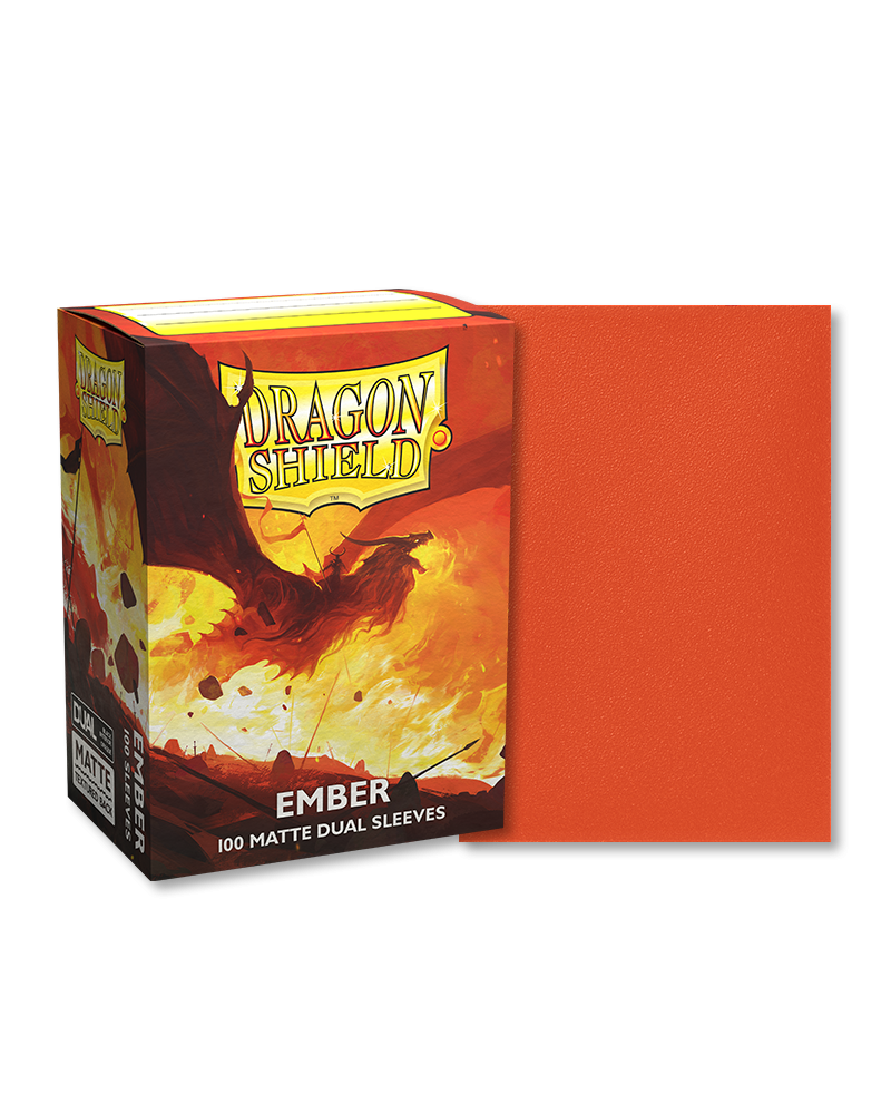 Dragon Shield Matte Dual Sleeve 100ct - Ember