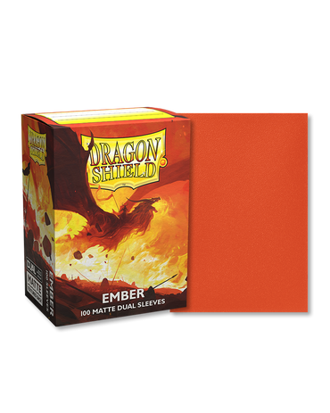 Dragon Shield Matte Dual Sleeve 100ct - Ember