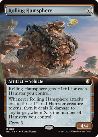 Rolling Hamsphere (Extended Art) [Bloomburrow Commander]