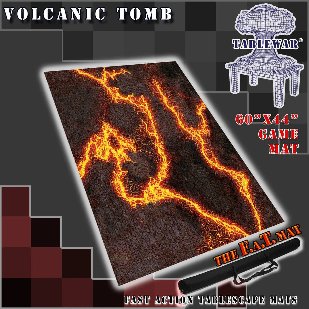 F.A.T. MATS: VOLCANIC TOMB 60"X44"