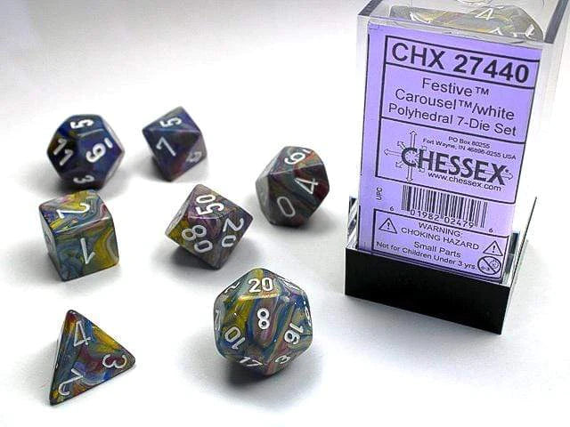 Chessex Festive Polyhedral 7 Die Set