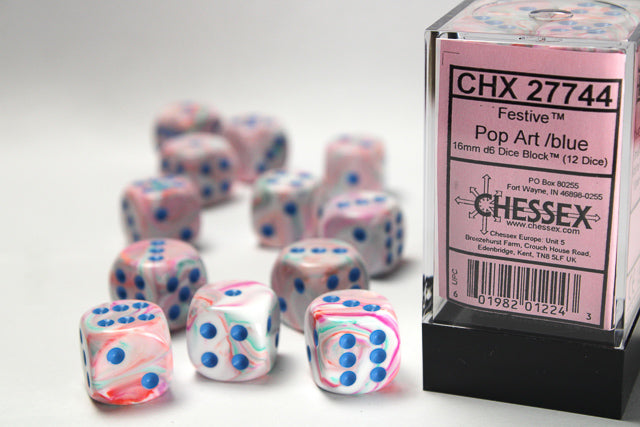 Chessex Festive D6 12pack Dice