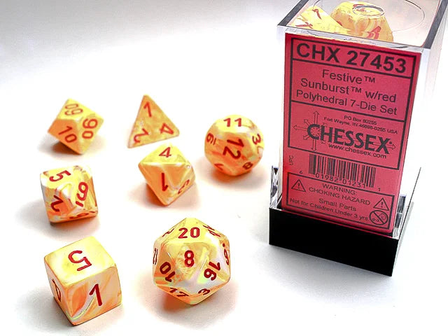 Chessex Festive Polyhedral 7 Die Set