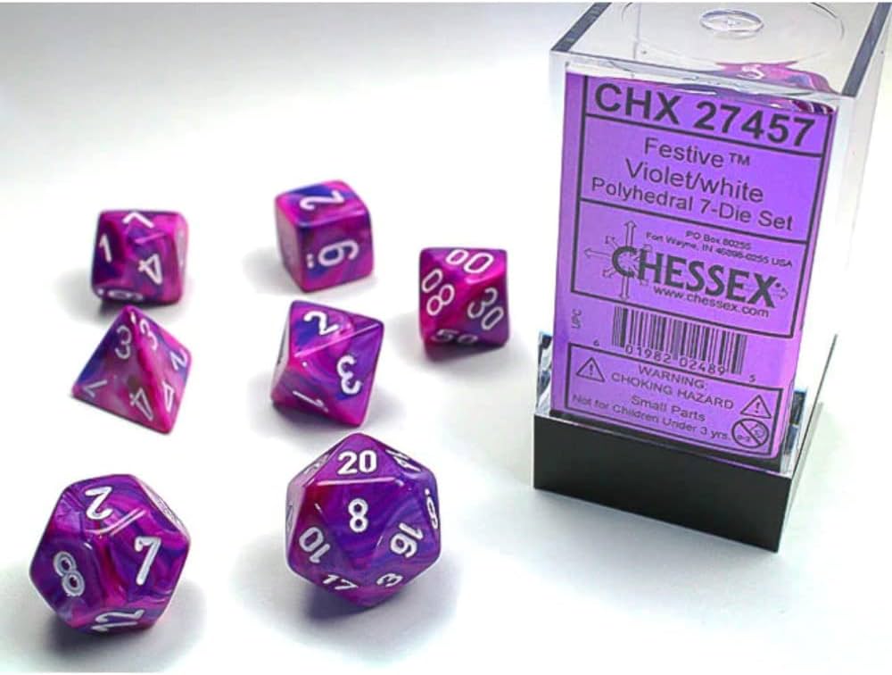 Chessex Festive Polyhedral 7 Die Set