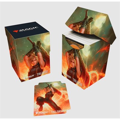 Ultra Pro - Deck Box 100+ - MTG Universes Beyond: Final Fantasy - Cloud, Ex-Soldier