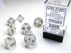 Chessex Frosted Polyhedral 7 Die Set